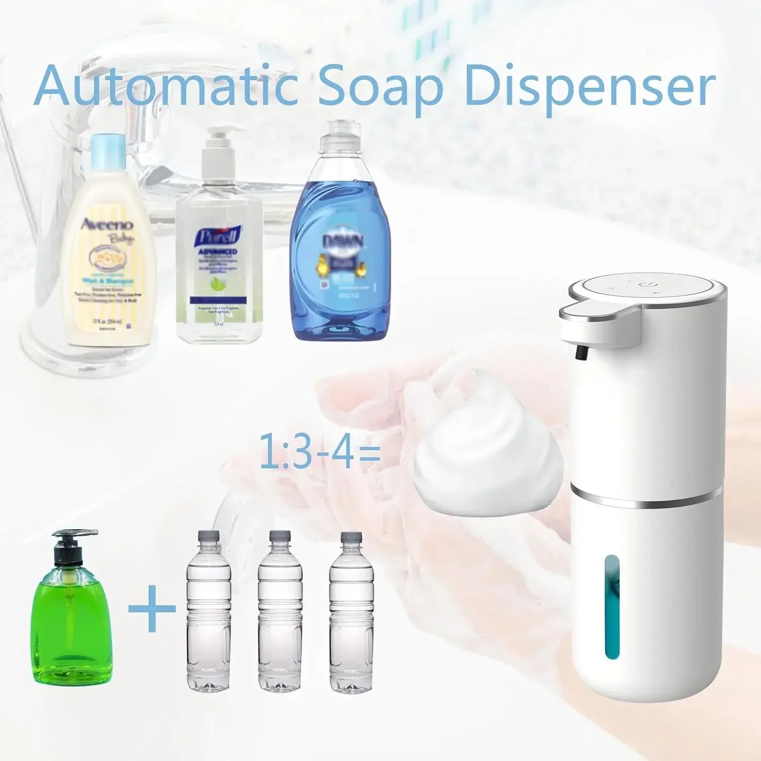 Automatic Touchless Soap Dispenser – USB Rechargeable