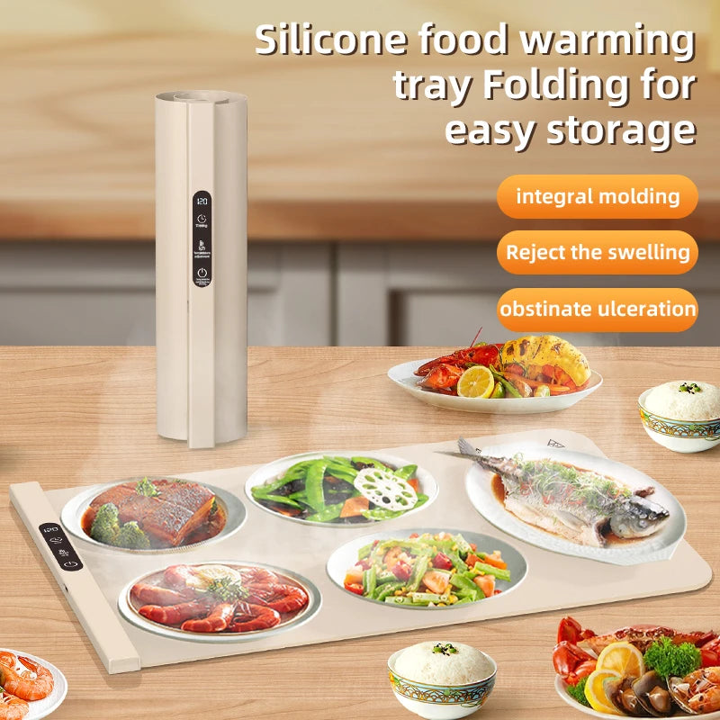 Foldable Electric Warming Tray – Portable Food Warmer