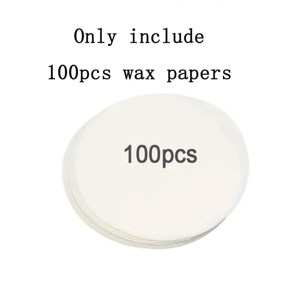 100pcs wax papers Color Aluminum Burger Press Patty Maker for Grill & Kitchen