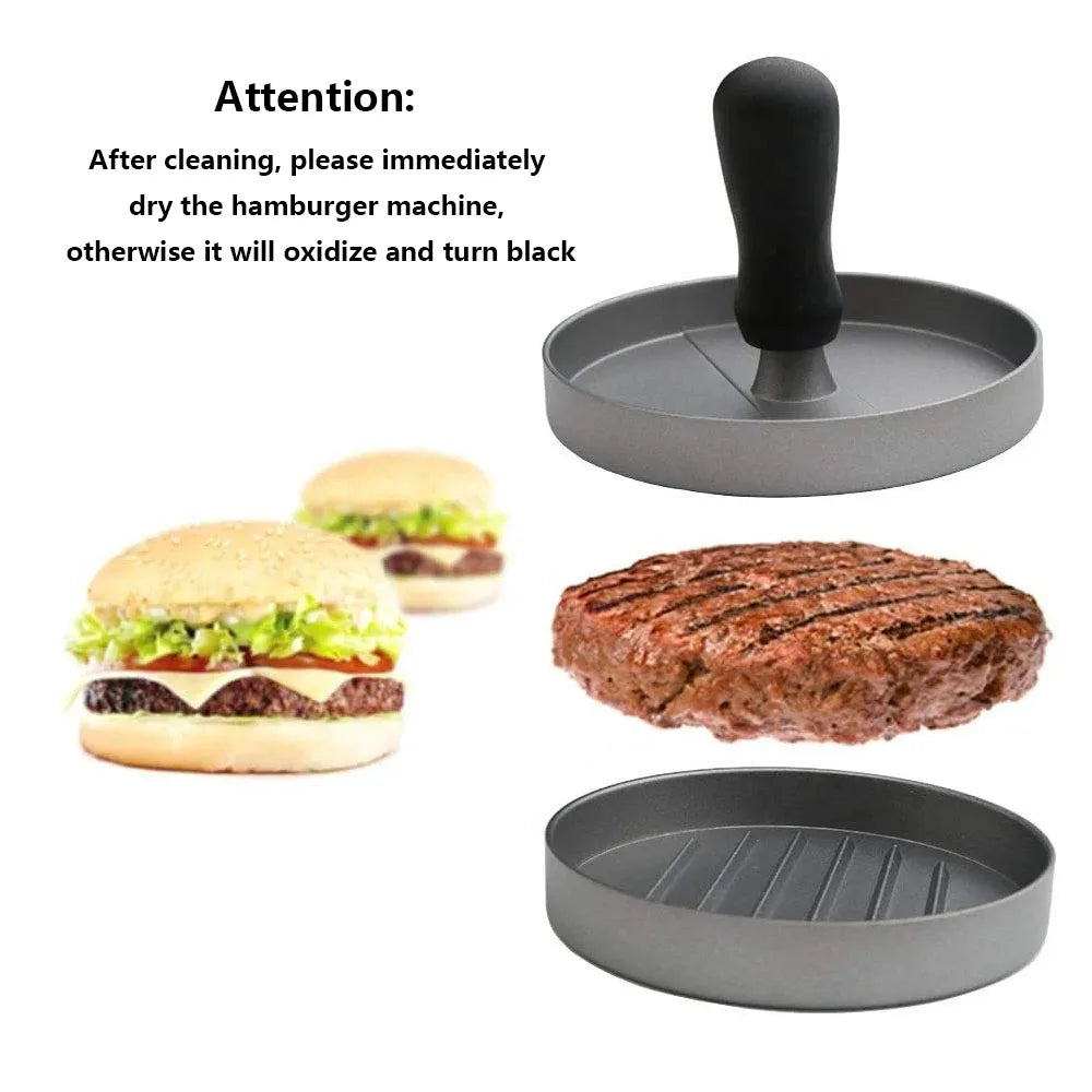 Aluminum Burger Press Patty Maker for Grill & Kitchen