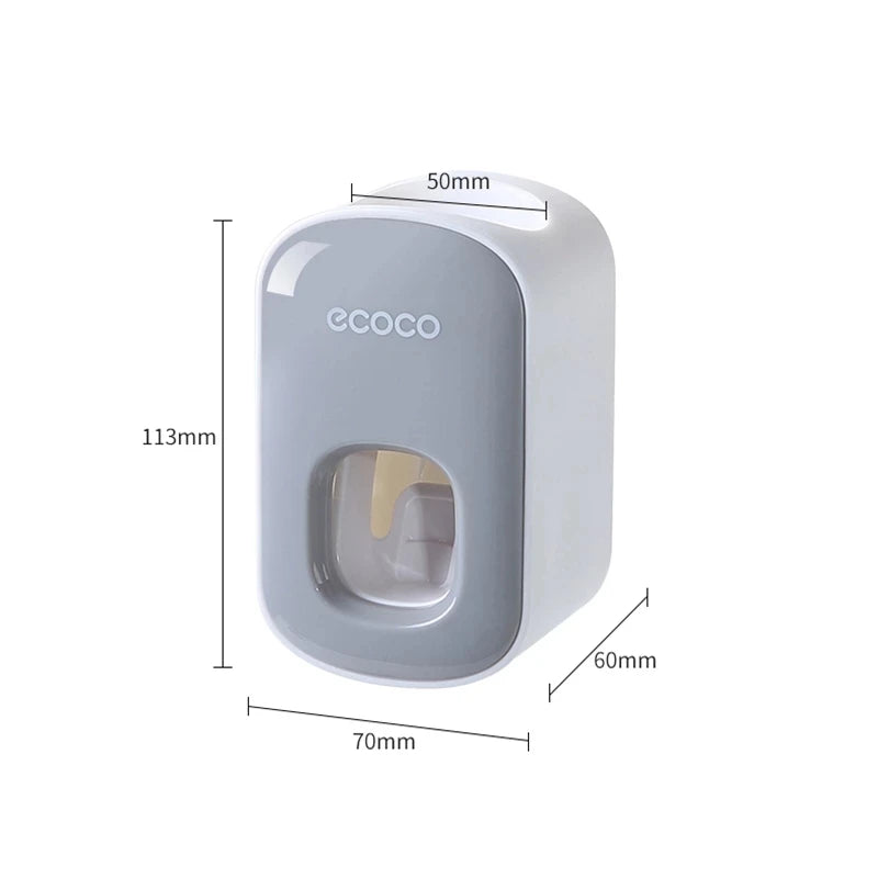 Automatic Wall-Mounted Toothpaste Dispenser Set