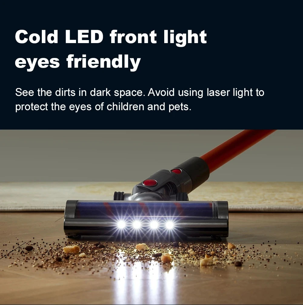 Cordless Stick Vacuum Cleaner – Smart Dust Sensor, 27kPa