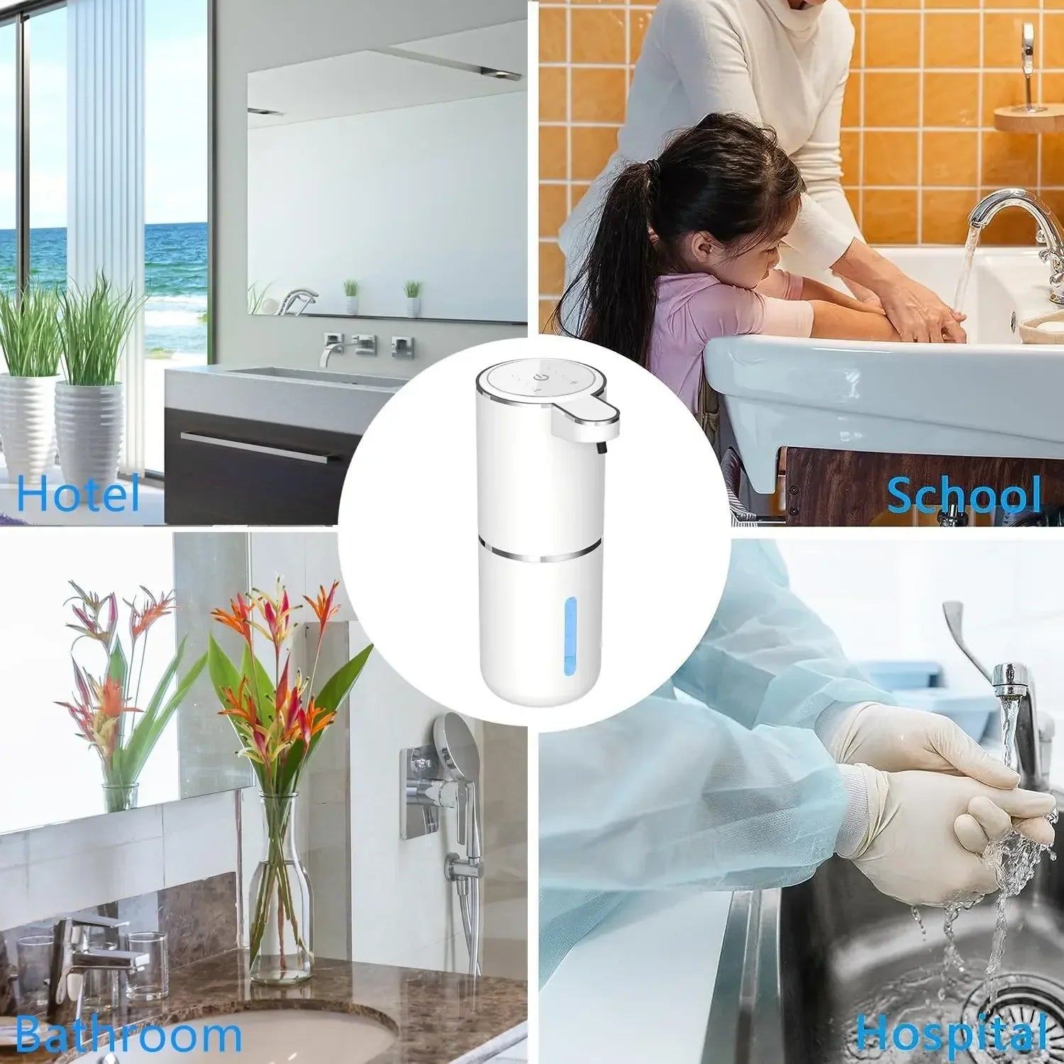 Automatic Touchless Soap Dispenser – USB Rechargeable