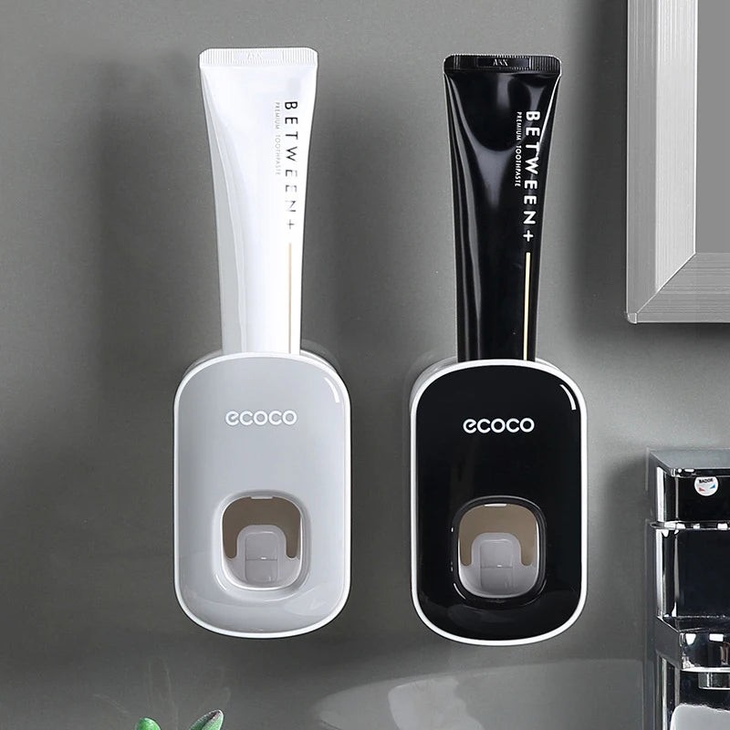 Automatic Wall-Mounted Toothpaste Dispenser Set