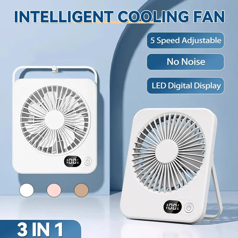 Mini USB Rechargeable Folding Handheld Cooling Fan