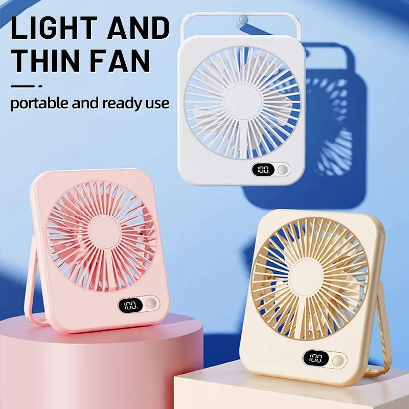Mini USB Rechargeable Folding Handheld Cooling Fan