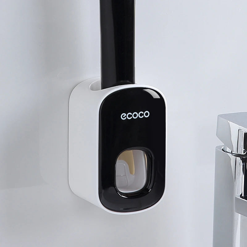 Automatic Wall-Mounted Toothpaste Dispenser Set