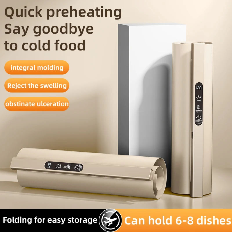 Foldable Electric Warming Tray – Portable Food Warmer